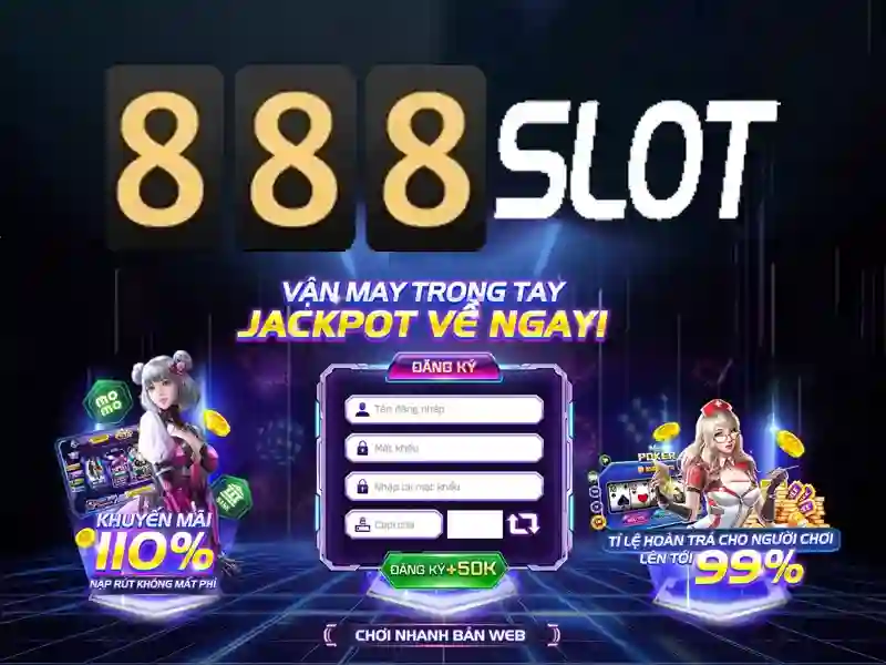 Giao diện đăng nhập 888slot